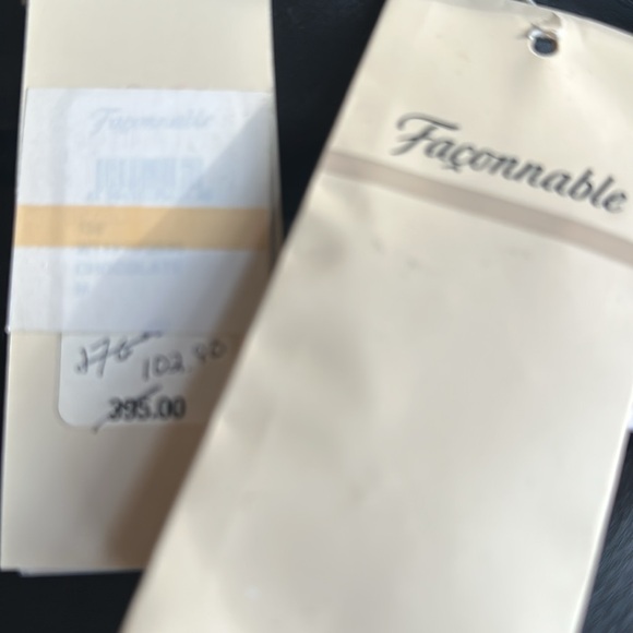 NWT Facconable Brown Swingstyke Jacket Blazer Size Medium - Picture 6 of 7